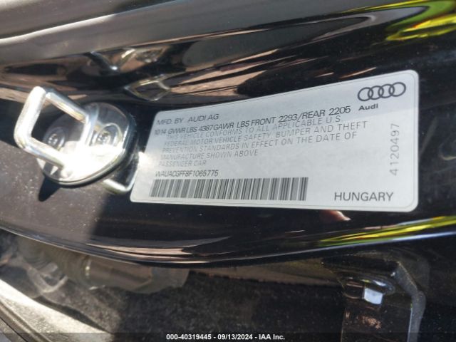 WAUACGFF8F1065775 Audi A3 1.8t Premium