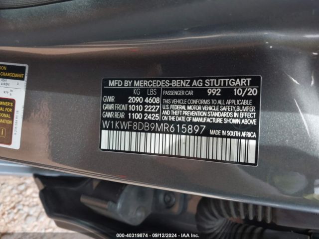 W1KWF8DB9MR615897 Mercedes-Benz C 300 Sedan