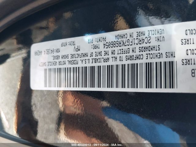 2C4RC1FG7KR686054 Chrysler Pacifica Touring Plus