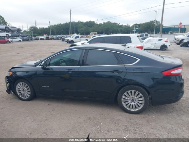 3FA6P0LU7ER289170 Ford Fusion Se Hybrid