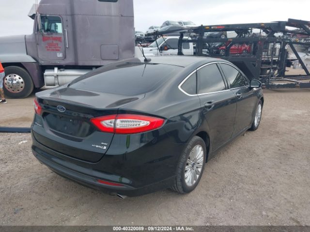 3FA6P0LU7ER289170 Ford Fusion Se Hybrid