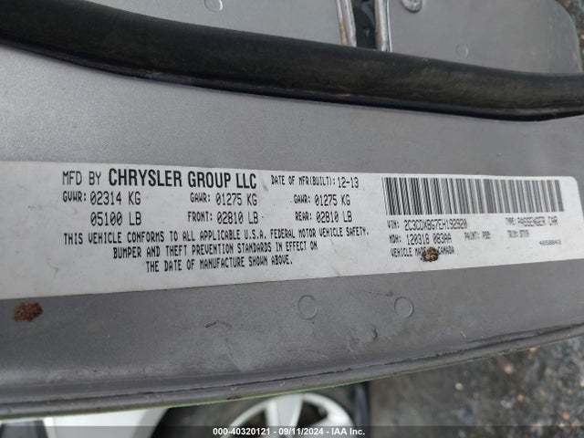 Dodge Charger Se 2014 2C3CDXBG7EH192920 Image 9
