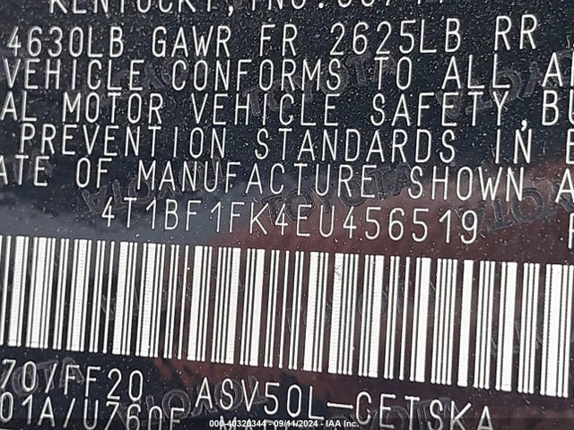 Toyota CAMRY SE 2014 4T1BF1FK4EU456519 Image 9