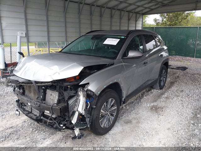KM8JBCA1XPU103299 Hyundai Tucson Hybrid Blue