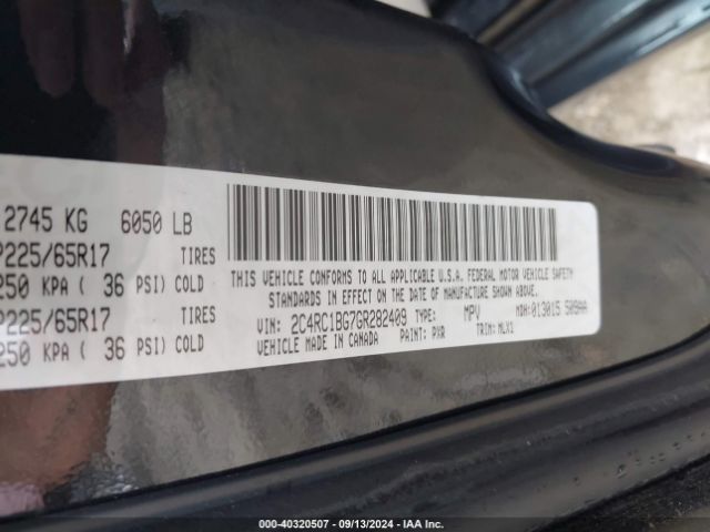 2016 CHRYSLER TOWN & COUNTRY 2C4RC1BG7GR282409 Photo 8