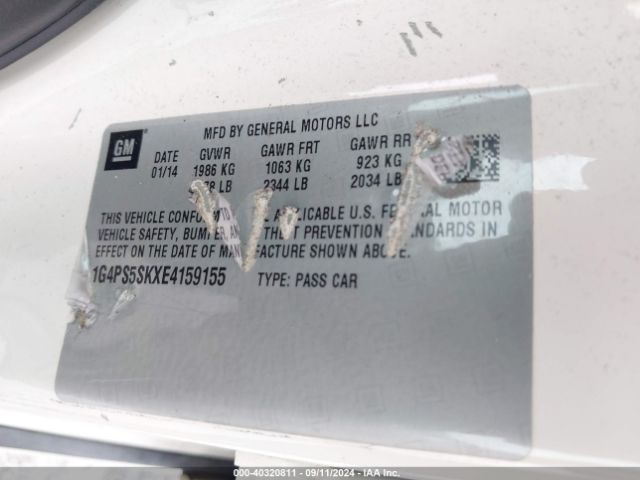 1G4PS5SKXE4159155 Buick Verano Leather Group