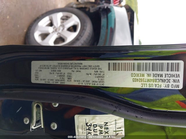 3C4NJCBB4MT592403 Jeep Compass Latitude Fwd