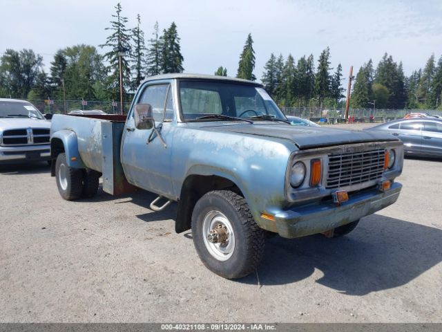 1977 DODGE PICKUP W24BE7S103767    