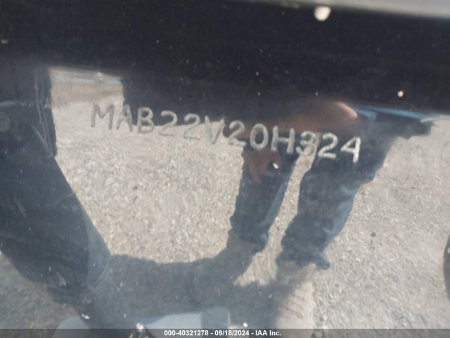 2023 Mercury 22 Vx მანქანა იყიდება აუქციონზე, vin: MAB22V20H324, აუქციონის ნომერი: 40321278