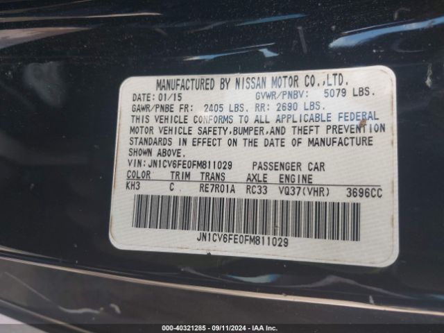 JN1CV6FE0FM811029 Infiniti Q60