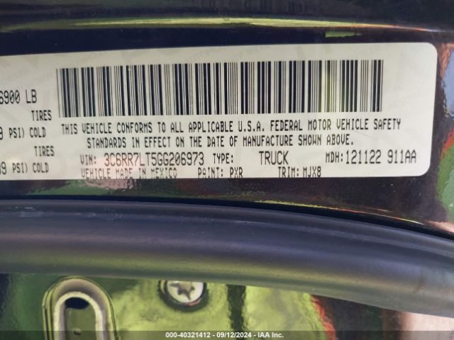 3C6RR7LT5GG206973 RAM 1500 Big Horn