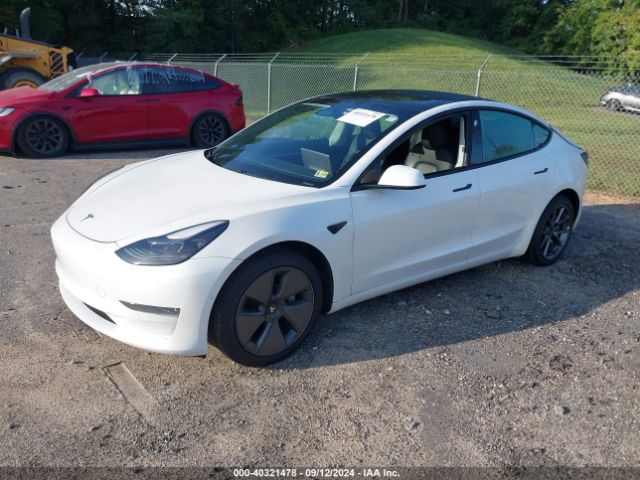 5YJ3E1EB0MF019623 Tesla Model 3 Long Range Dual Motor All-wheel Drive