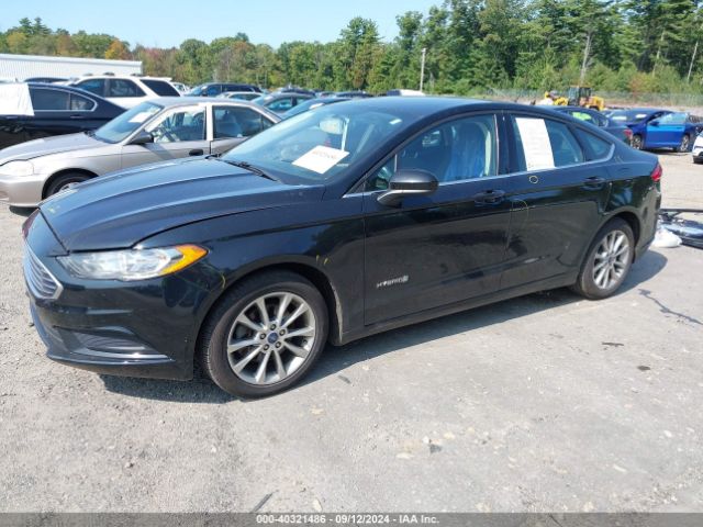 3FA6P0LU7HR195892 Ford Fusion Hybrid Se