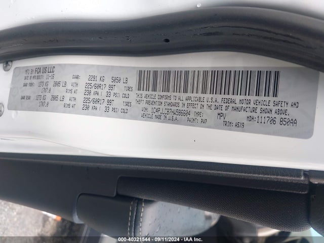 1C4PJLCB7HW586604 Jeep Cherokee Latitude Fwd