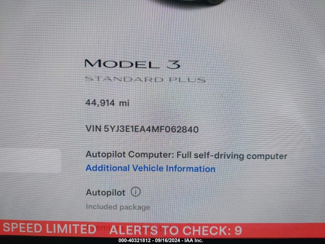 2021 TESLA MODEL 3 5YJ3E1EA4MF062840 Photo 6