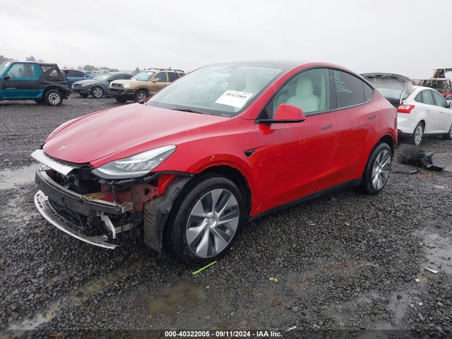 2022 TESLA MODEL Y 7SAYGDEE1NF439178 Photo 1