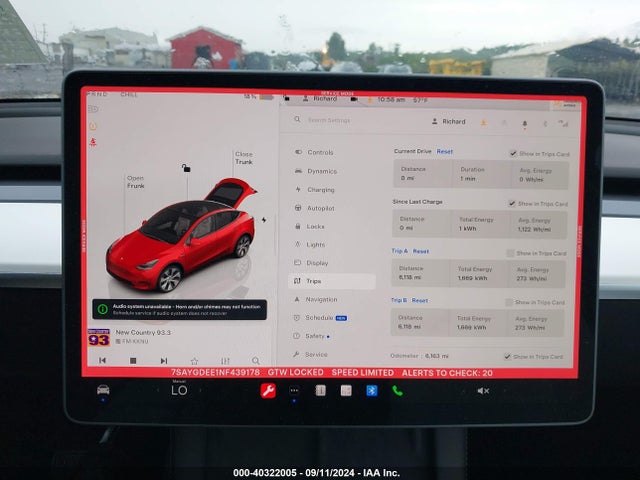 2022 TESLA MODEL Y 7SAYGDEE1NF439178 Photo 6