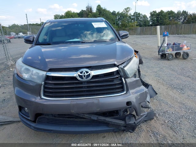 Toyota Highlander Xle V6 2015 5TDJKRFH6FS159613 Image 12
