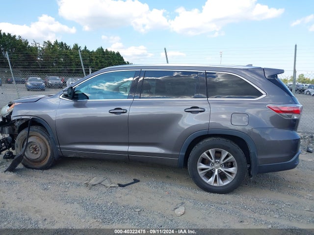 Toyota Highlander Xle V6 2015 5TDJKRFH6FS159613 Image 14