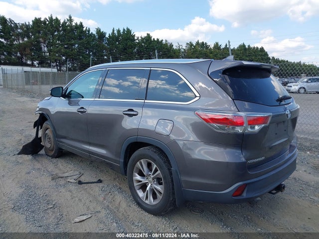 Toyota Highlander Xle V6 2015 5TDJKRFH6FS159613 Image 3