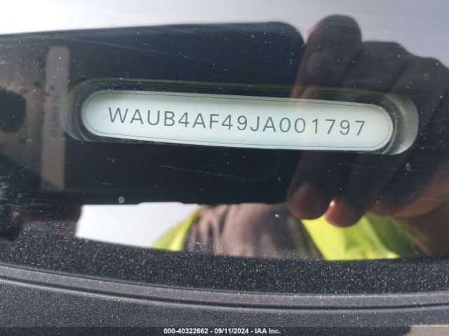 WAUB4AF49JA001797 Audi S4 3.0t Premium Plus
