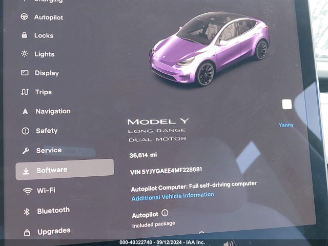 2021 TESLA MODEL Y 5YJYGAEE4MF228681 Photo 6