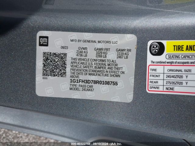 1G1FH3D78R0108755 Chevrolet Camaro Rwd  2ss
