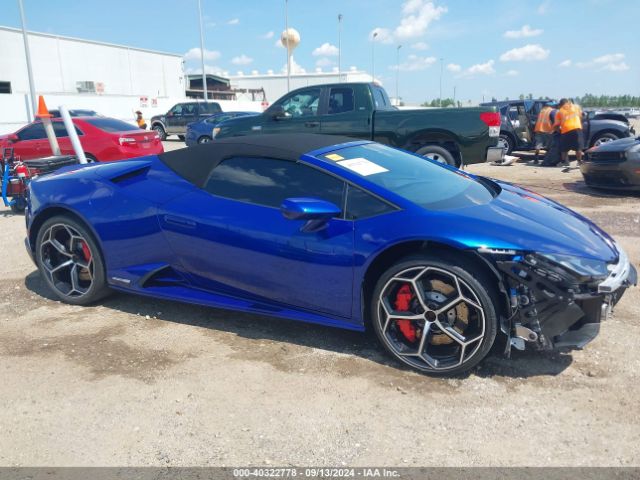 ZHWUT5ZF3NLA18991 Lamborghini Huracan Evo Spyder Rwd