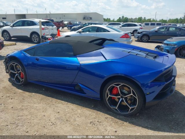 ZHWUT5ZF3NLA18991 Lamborghini Huracan Evo Spyder Rwd