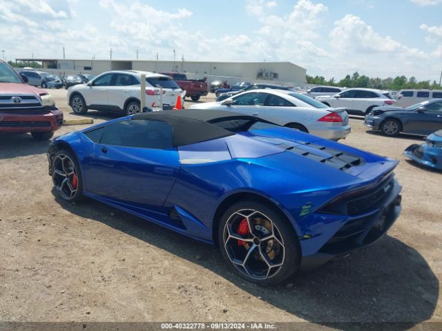 ZHWUT5ZF3NLA18991 Lamborghini Huracan Evo Spyder Rwd