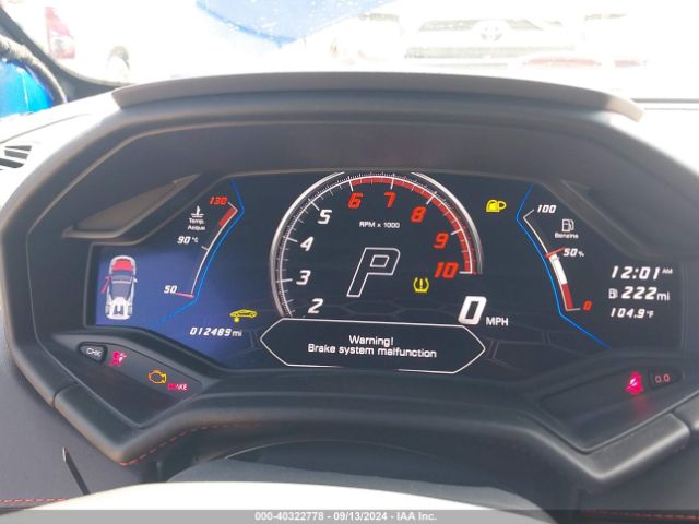 ZHWUT5ZF3NLA18991 Lamborghini Huracan Evo Spyder Rwd