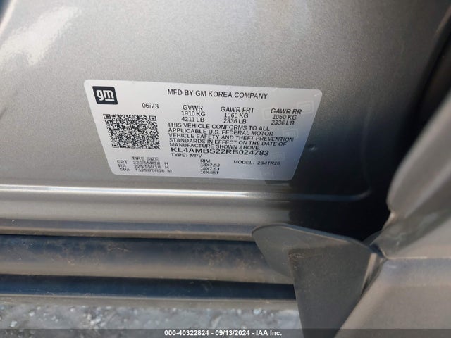 KL4AMBS22RB024783 Buick Encore Gx Preferred Fwd