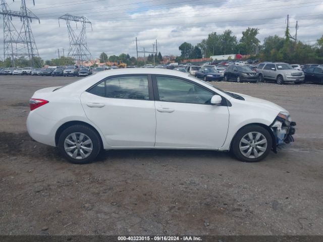 2T1BURHE0FC328390 Toyota COROLLA LE