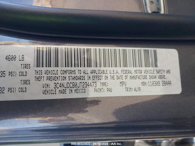 Jeep Compass Limited 4x4 2018 3C4NJDCB0JT234473 Image 9