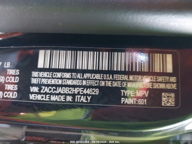 ZACCJABB2HPE44629 Jeep Renegade Latitude Fwd