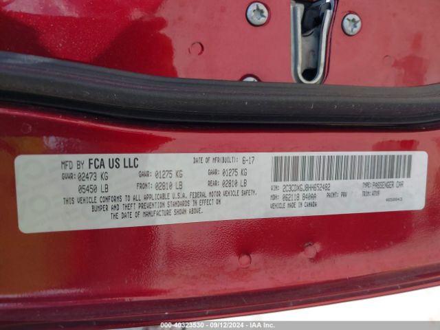 2C3CDXGJ8HH652482 Dodge Charger R/t Scat Pack