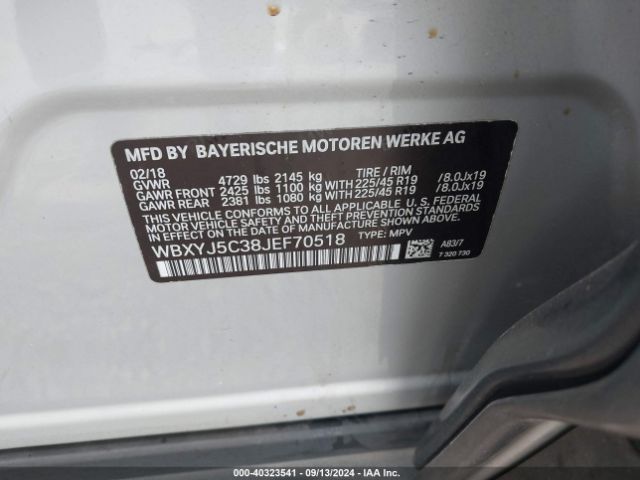 WBXYJ5C38JEF70518 BMW X2 Xdrive28i