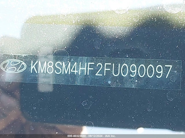 Hyundai Santa Fe Gls 2015 KM8SM4HF2FU090097 Image 9
