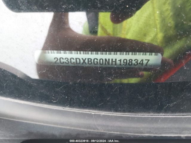 2C3CDXBG0NH198347 Dodge Charger Sxt Rwd