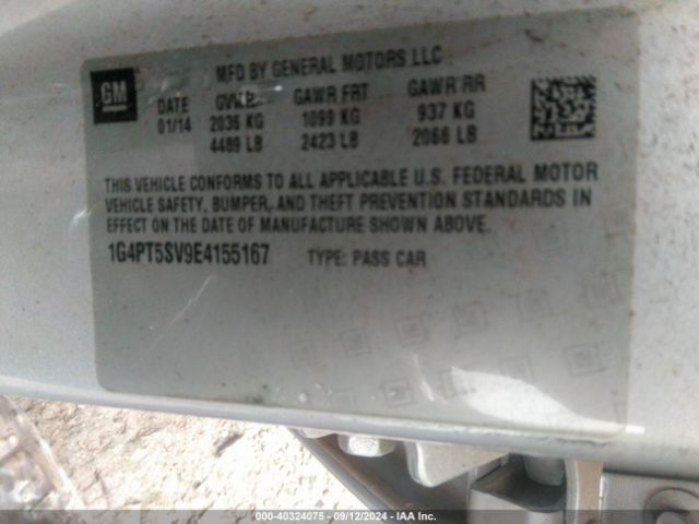 1G4PT5SV9E4155167 Buick Verano Premium Group