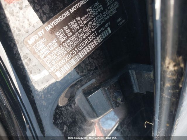 5UXWX9C51G0D83931 BMW X3 Xdrive28i
