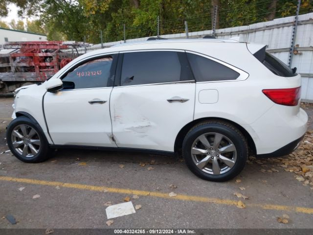 5FRYD4H98GB038653 Acura Mdx Advance   Entertainment Packages/advance Package