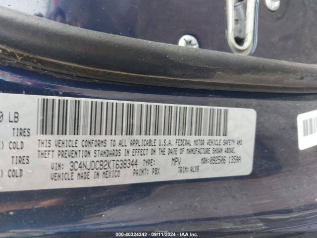 3C4NJDCB2KT638344 Jeep Compass Limited 4x4