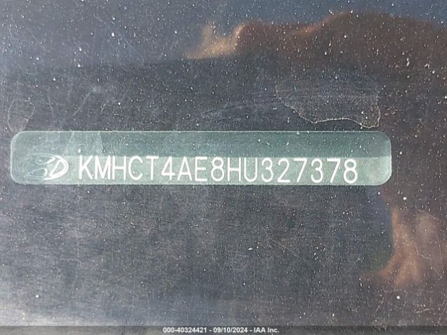 KMHCT4AE8HU327378 Hyundai Accent Value Edition