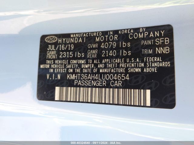 KMHT36AH4LU004654 Hyundai VELOSTER N