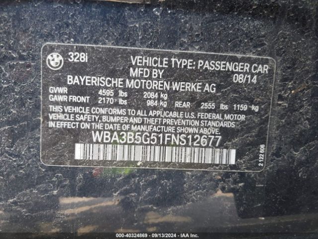 WBA3B5G51FNS12677 BMW 328i Xdrive