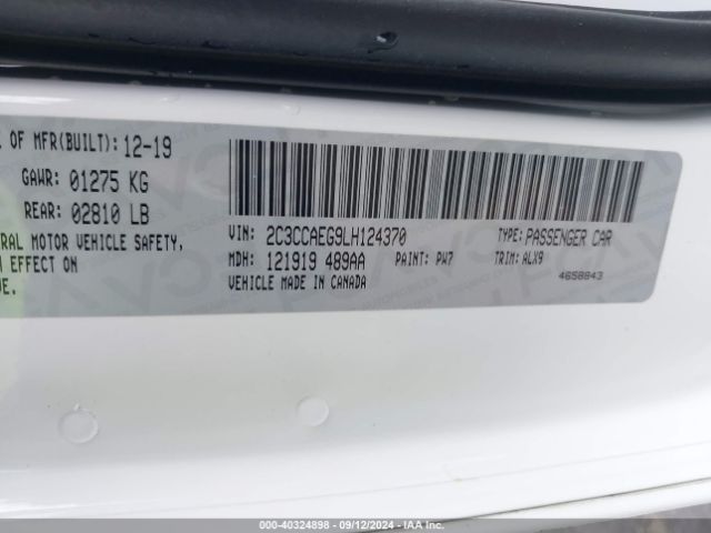 2C3CCAEG9LH124370 Chrysler 300 Limited
