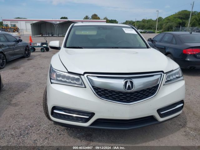 5FRYD3H44FB007591 Acura Mdx Technology Package