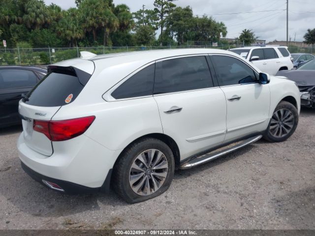 5FRYD3H44FB007591 Acura Mdx Technology Package