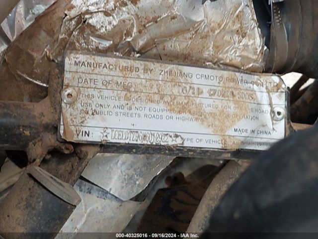 2021 CFMOTO CFORCE 500 LCELDTZ96M6012922 Photo 8